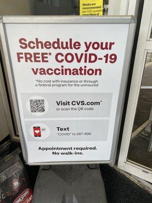 Vaccinations Available