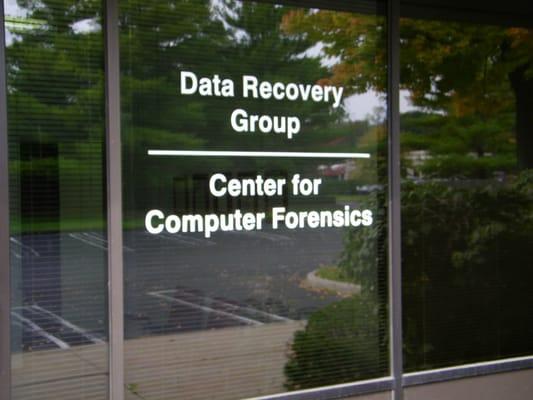 Data Recovery Group is in Suite # 1.