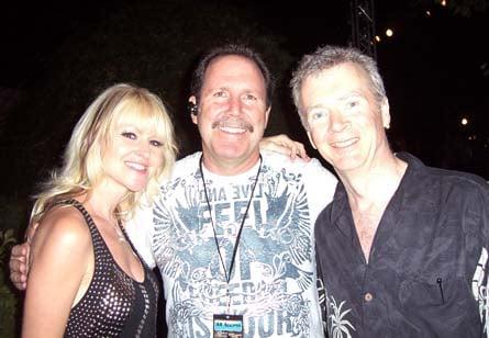 Dr. Ross after working on smooth jazz stars Mindi Abair and Peter White