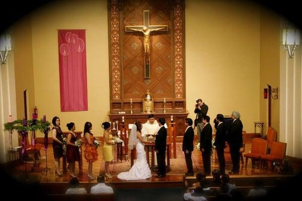 Alejandro & JoceL's December wedding at St Jerome Chuch