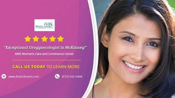 Exceptional Urogynecologist in McKinney, TX