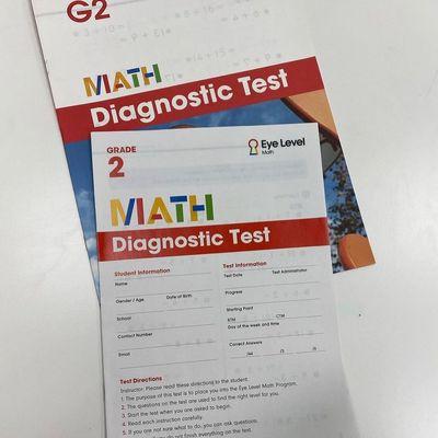 Eye Level math diagnostic test for 2nd graders: Setting the foundation for personalized learning and growth in mathematics.