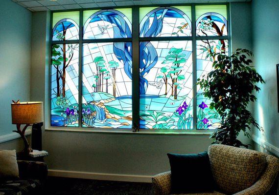 The Cycle Of Life Window, Mike Conley Hospice House, Clermont.