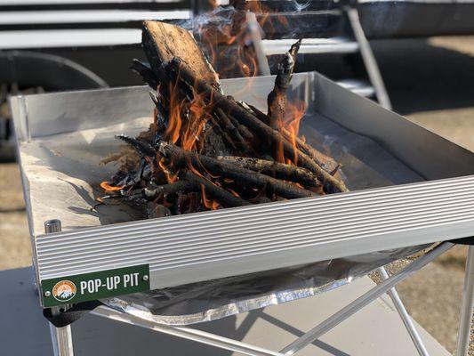 Pop-Up Portable Fire Pit