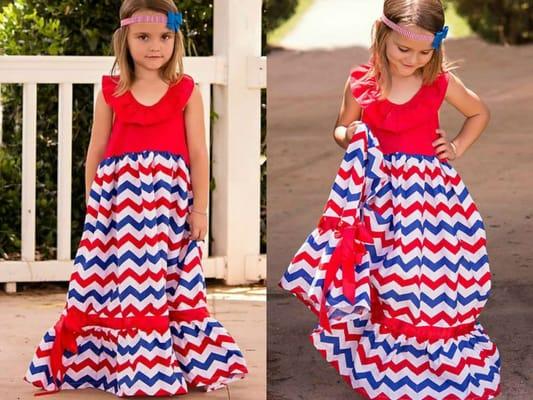 Girls Fourth Of July Dress - http://www.etsy.com/shop/adalynsboutique