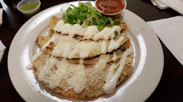 Mushroom Quesadilla