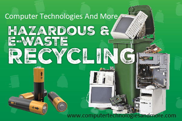 Let us recycle your old Hazardous PC's and other electronic equipment..