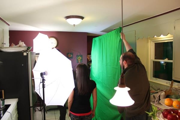 Green Screen technology for a grocery store commercial. Yes you have probably been there!