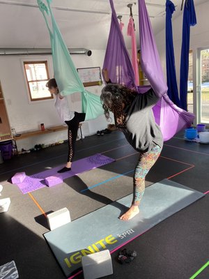 Aerial yoga