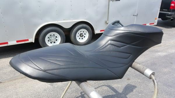 Jetski seat upholstery