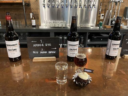 Hop Water, Beer & Bundts. Gotta love it!