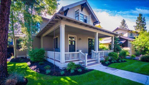 Front yard landscaping in Bend Oregon