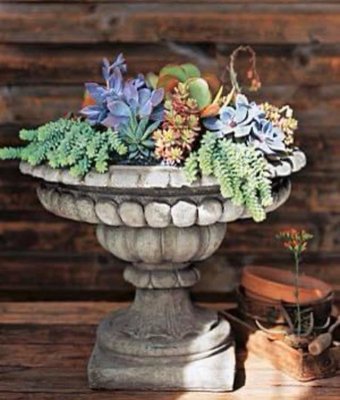 Short Italian Birdbath
Used as a Planter