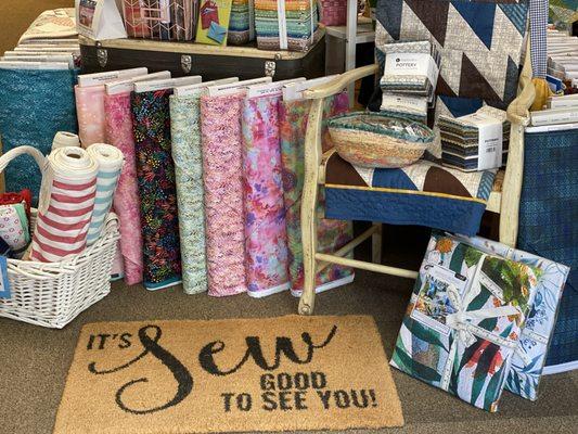 Quilting Supplies, fabric and classes.