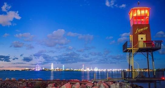 Lyman Harbor view of Cedar Point