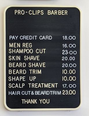 Prices