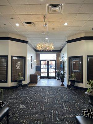 Inside salon spaces