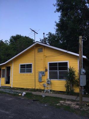 Exterior painting in Alvin, TX.