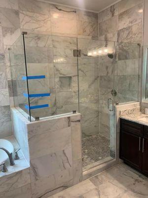 Bathroom shower remodel