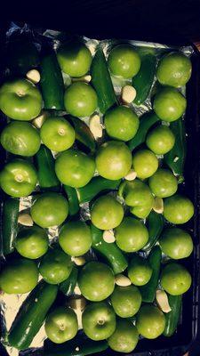 Tomatillos salsa in the making.