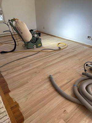 Sanding floors