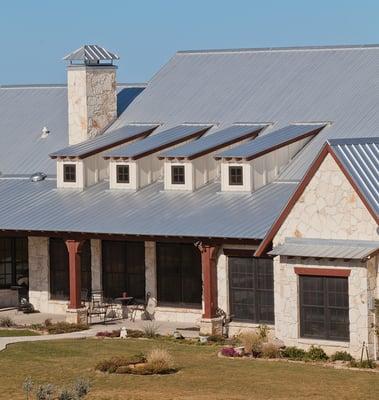 Yes, we install affordable, but great looking, metal roofing.