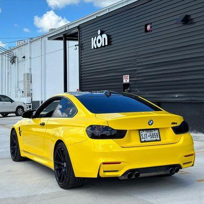 Full Yellow Vinyl Wrap