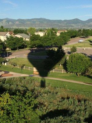 RE/MAX Balloon shadow from event