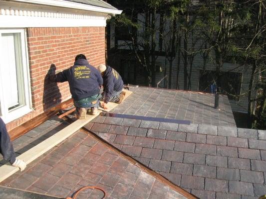 Slate roof