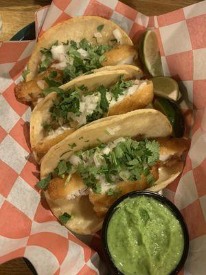 Fish tacos while at 33's