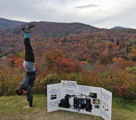 We're always striving to reach new heights in computer tech ed and students flip over it!