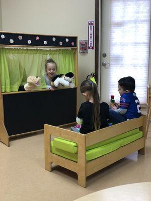 Puppet show fun!