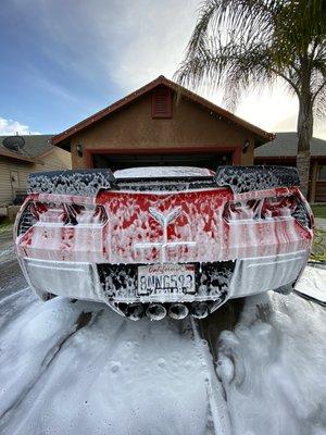 Corvette Stingray Wash & Wax