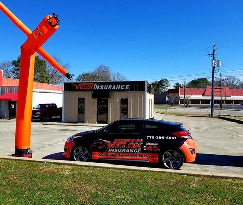 Outside view of Velox Insurance in Cedartown, GA