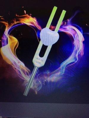 Heart Quartz Crystal  528hz Love Tuning Fork