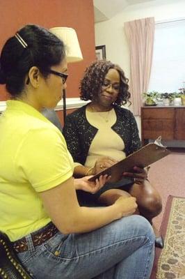 Ms. Beverley meets with each Client personally.