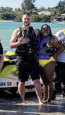 Me and my husband went jet skiing for the first time  with Siesta Ski's it was a great a time would Definitely recommend.