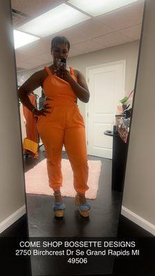 Orange jumpsuite