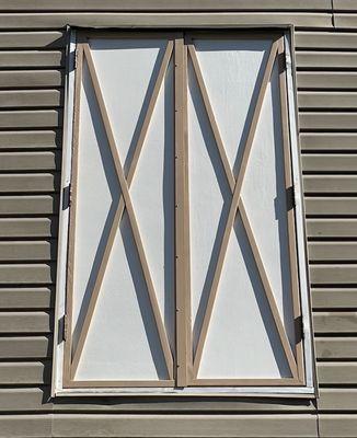 Refinished barn doors