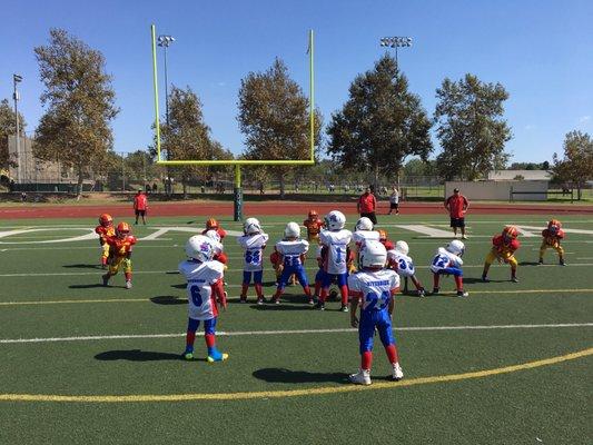 PopWarner Rampage vs Trojans 9/23/17