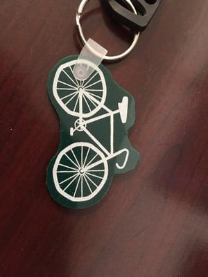 Metro bike locker keychain