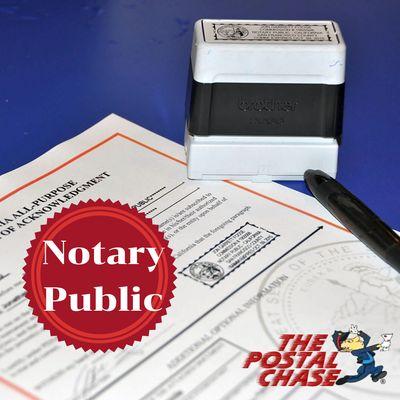 Notary Public Services - Please Call for Availability