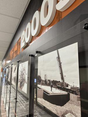 Environmental Graphics, ADA Signage, Custom History Walls