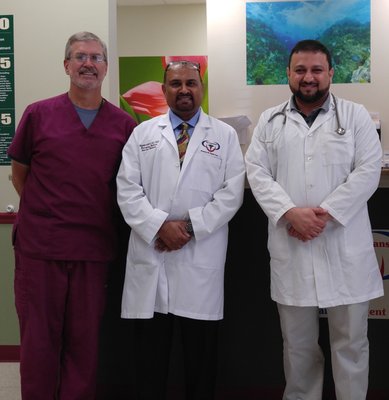 Mark, Dr. Ansari, & Dr. Siddiqui