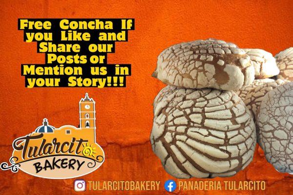 Share and Like our posts or Mention us in your Stories for a free Concha !!!