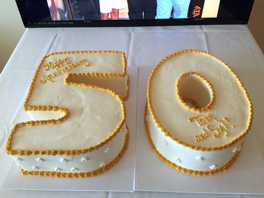 50th Anniversary cakes