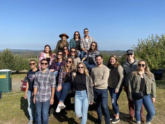 Apple picking in the fall!