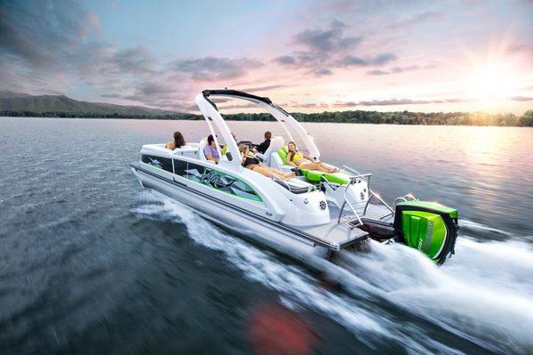 2017 Manitou XT with an Evinrude G2