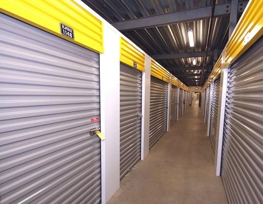 Air conditioned storage units of various sizes are available.