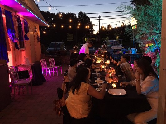 Patio at the North Bruswick location , Chopstick III